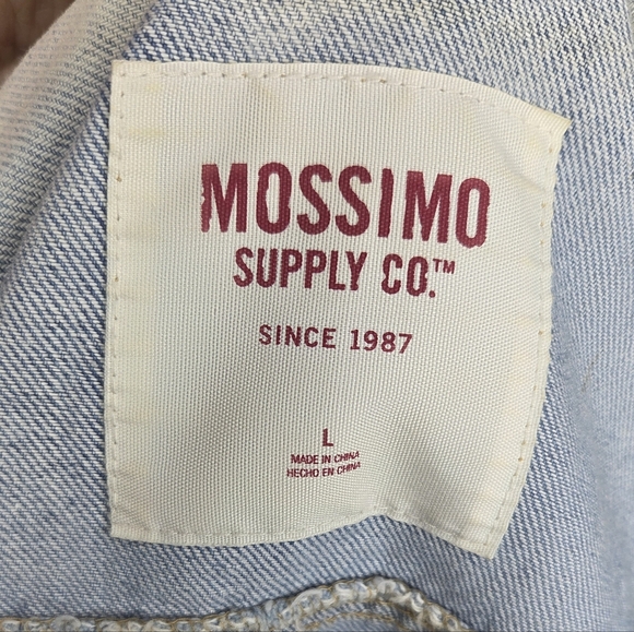 Mossimo Supply Co. Size L Soft Sky Blue Denim - Picture 11 of 12